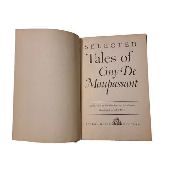 Guy De Maupassant Other - Vintage Book Selected Tales of GUY De MAUPASSANT Illustrated by Adolf DEHN